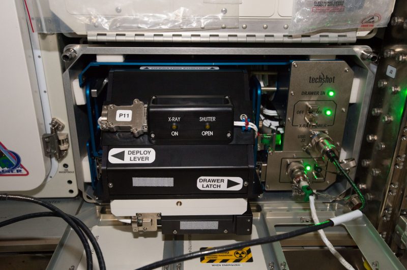 Caption: Redwire's Bone Densitometer on the ISS. (Credit: NASA)