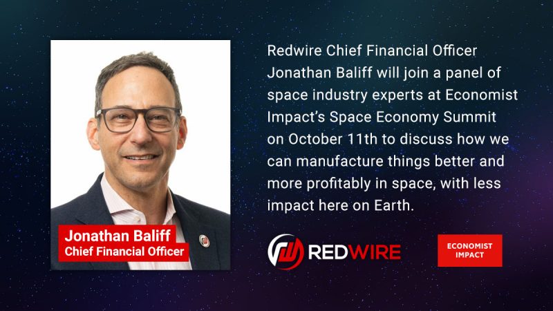 Redwire Attending Economist Impact’s Space Economy Summit 2023